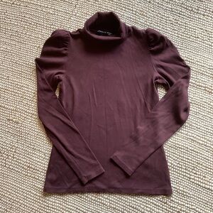 Veronica Beard
Cedar Puff Shoulder Turtleneck Top Size Medium